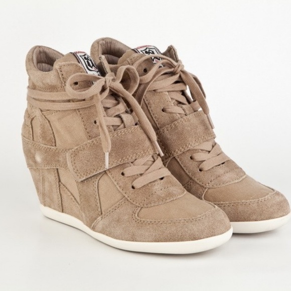 ash high heel sneakers